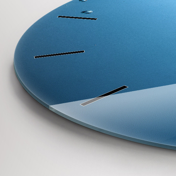 Zegar szklany okrągły Widok pod wodą