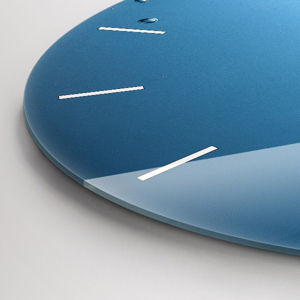 Zegar szklany okrągły Widok pod wodą