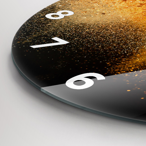 Zegar okrągły z nadrukiem Rozsypane przyprawy