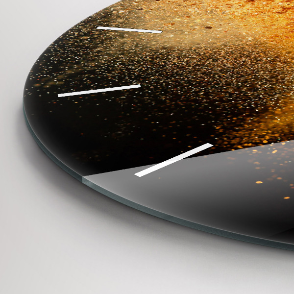 Zegar okrągły z nadrukiem Rozsypane przyprawy