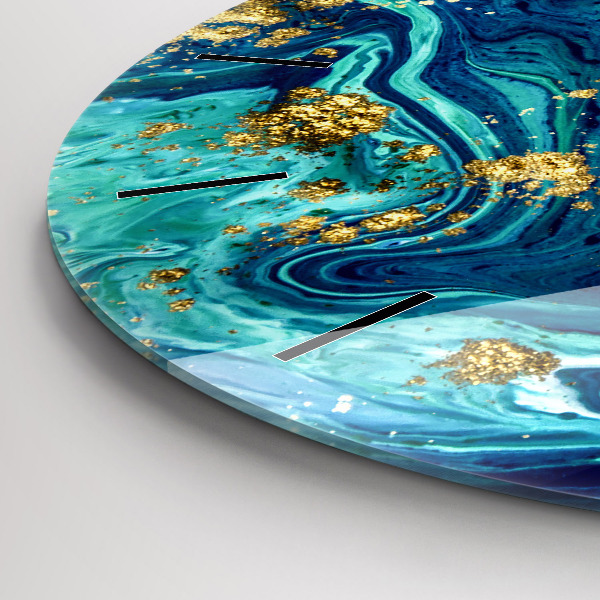 Zegar ścienny okrągły Abstrakcja nowoczesna