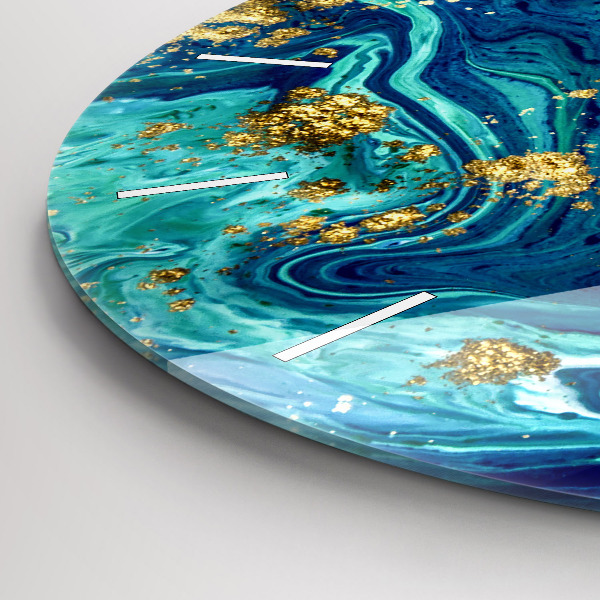 Zegar ścienny okrągły Abstrakcja nowoczesna