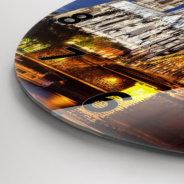 Zegar ścienny okrągły Most w Niemczech