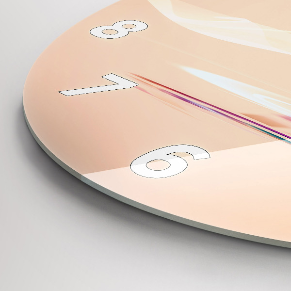 Zegar ścienny okrągły Ilustracja flaminga