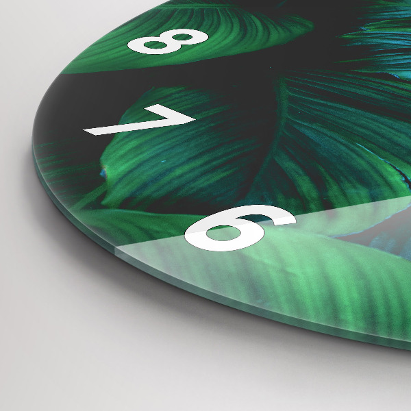 Zegar okrągły Przyroda liście