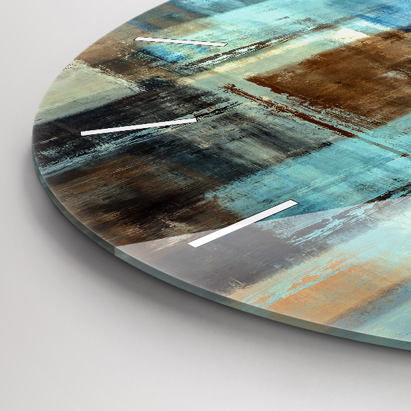 Zegar okrągły Kolorowe tło – abstrakcja