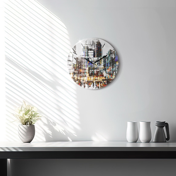 Zegar ścienny okrągły Nowy Jork Miasto