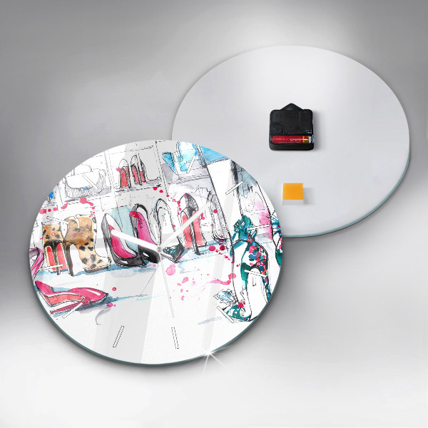 Zegar ścienny okrągły Element kobiecości