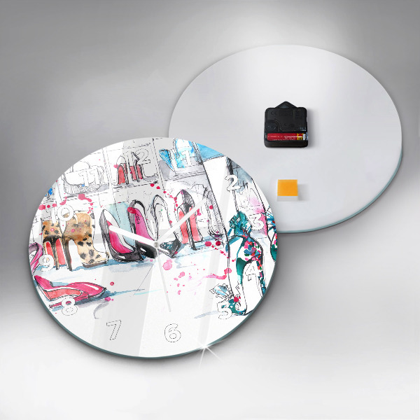 Zegar ścienny okrągły Element kobiecości