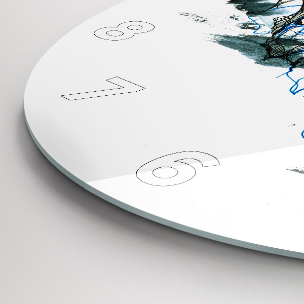 Zegar ścienny okrągły Wolność i natura ptaków