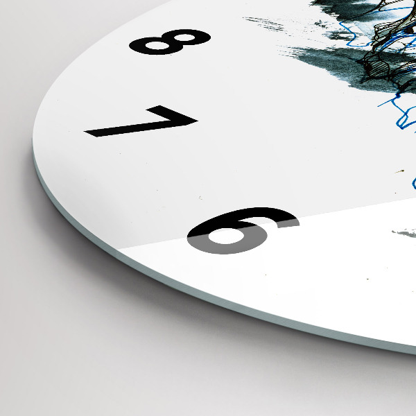 Zegar ścienny okrągły Wolność i natura ptaków