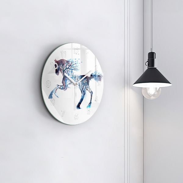 Zegar ścienny okrągły Natura zwierzęcia