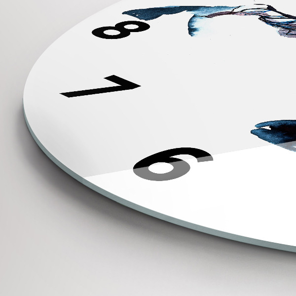 Zegar ścienny okrągły Natura zwierzęcia