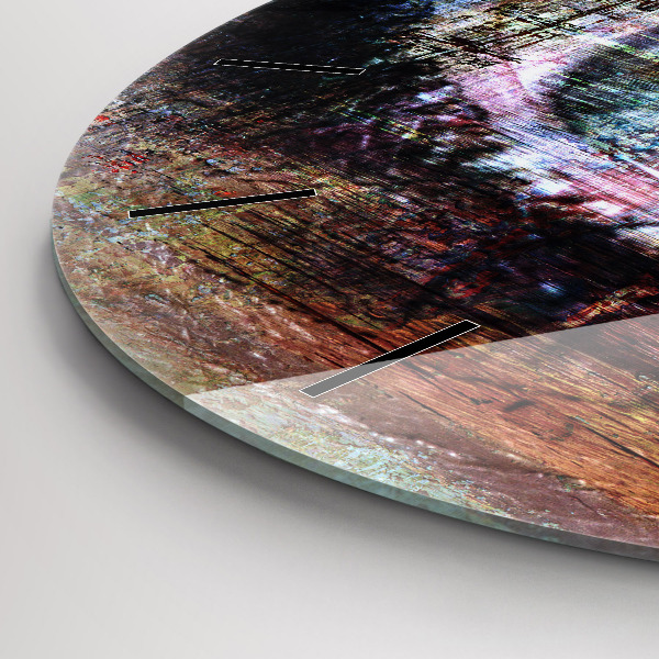 Zegar ścienny okrągły Sztuka uliczna Oko