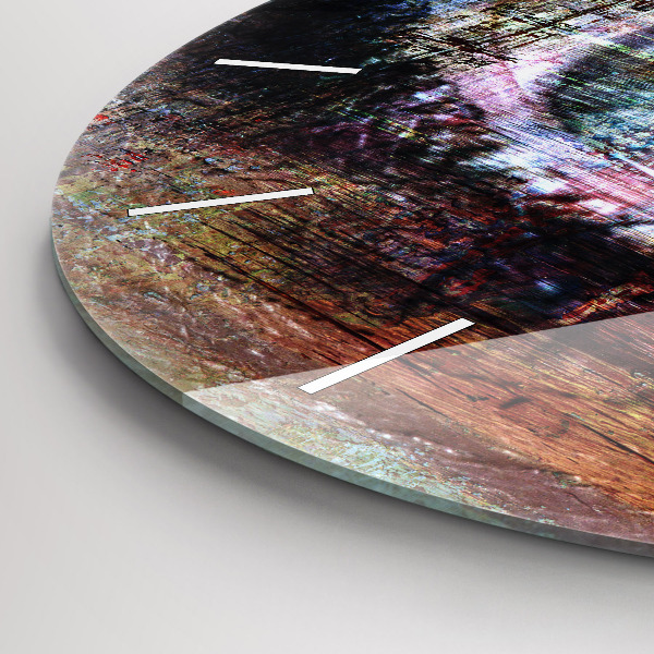 Zegar ścienny okrągły Sztuka uliczna Oko