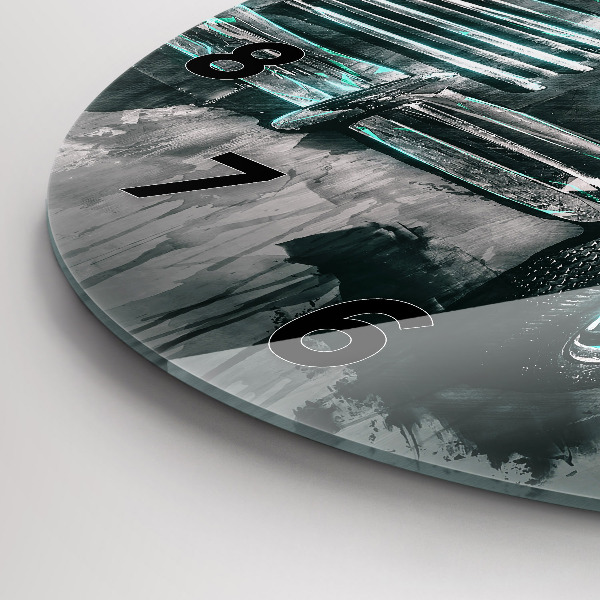 Zegar ścienny okrągły Samochód Old-School