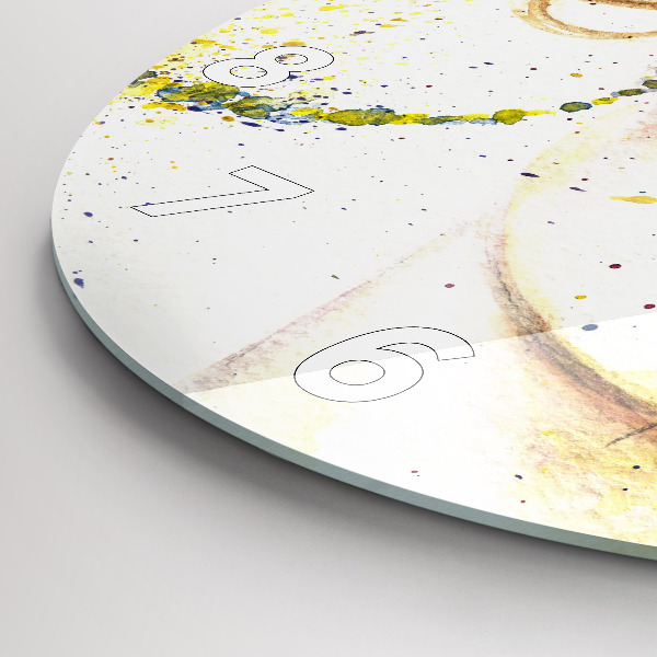 Zegar ścienny okrągły Portret tajemniczej kobiety