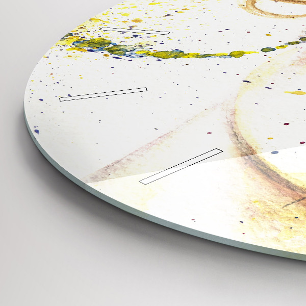 Zegar ścienny okrągły Portret tajemniczej kobiety