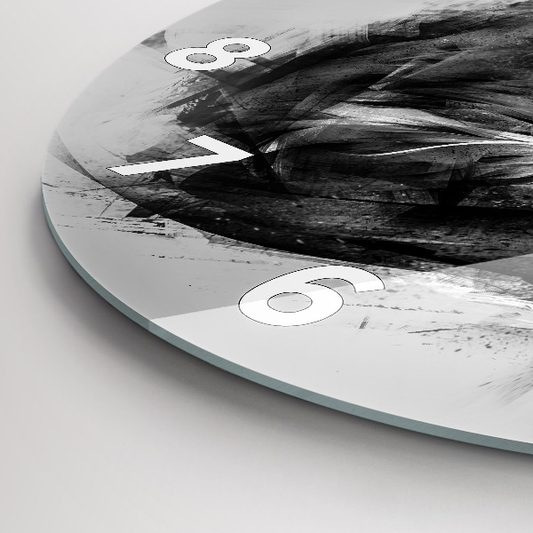 Zegar ścienny okrągły Malowany lew