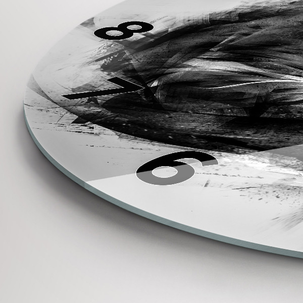 Zegar ścienny okrągły Malowany lew