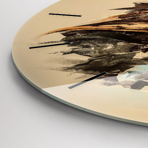 Zegar ścienny okrągły Sowa - znak mądrości