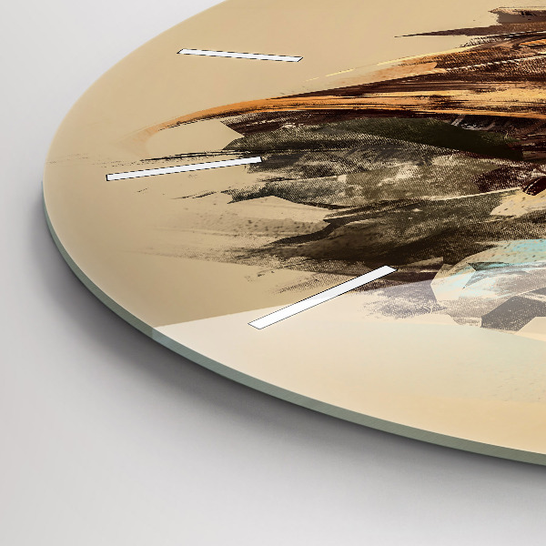 Zegar ścienny okrągły Sowa - znak mądrości