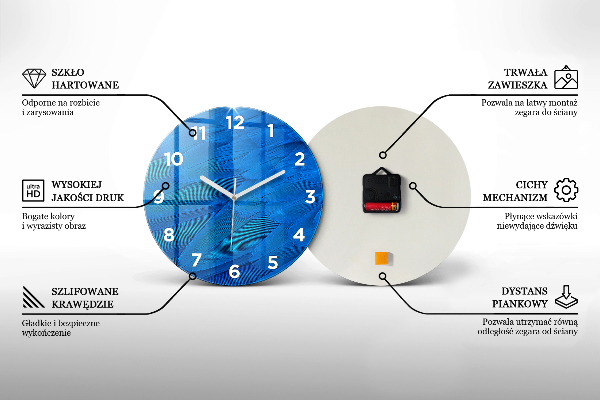 Zegar ścienny okrągły Czas – Mechanizm