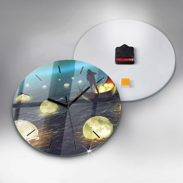 Zegar ścienny okrągły Abstrakcja