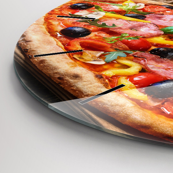 Zegar ścienny okrągły Kulinarne Serce Włoch