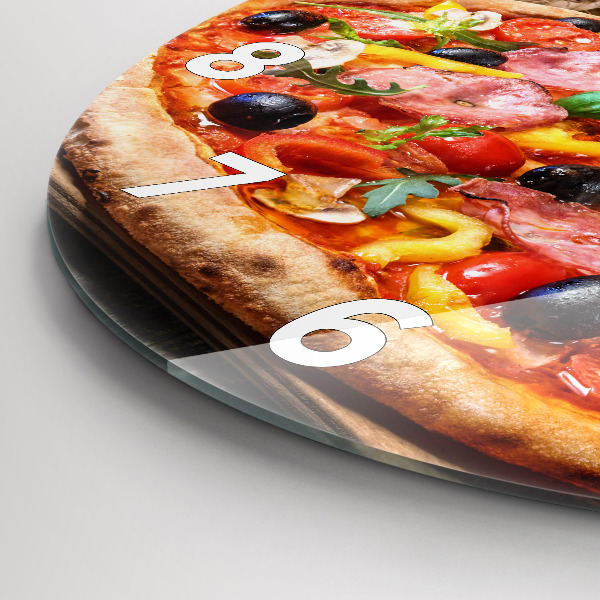 Zegar ścienny okrągły Kulinarne Serce Włoch