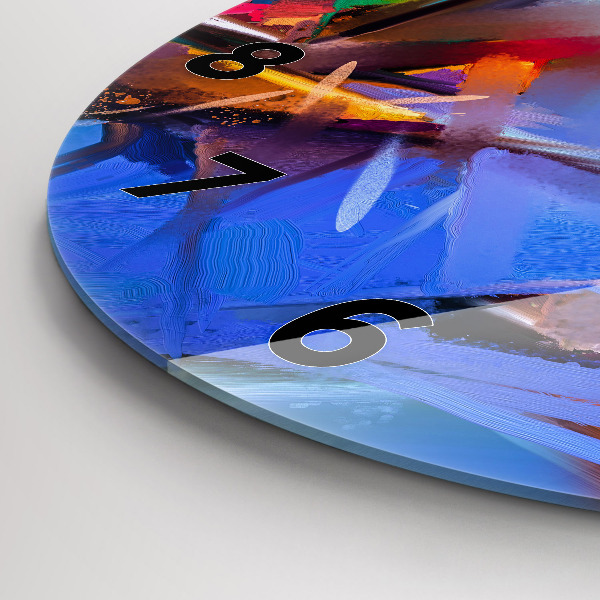 Zegar ścienny okrągły Pejzaż morski