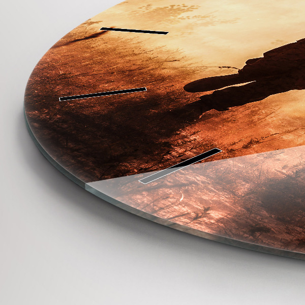 Zegar ścienny okrągły Żołnierze