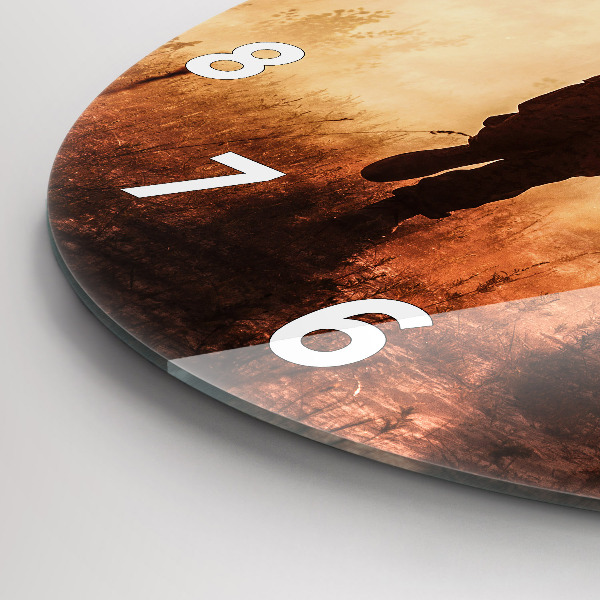 Zegar ścienny okrągły Żołnierze