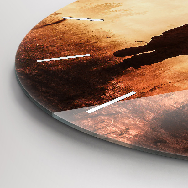 Zegar ścienny okrągły Żołnierze