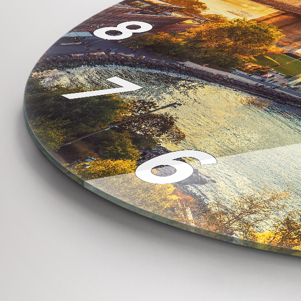 Zegar ścienny okrągły Nowy Jork Manhattan