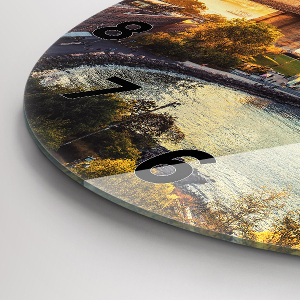 Zegar ścienny okrągły Nowy Jork Manhattan