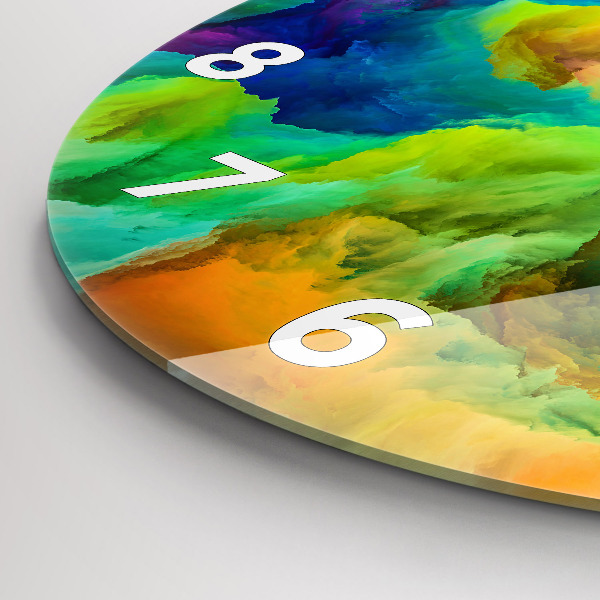 Zegar okrągły Fraktalna Tekstura