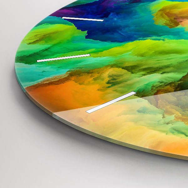 Zegar okrągły Fraktalna Tekstura