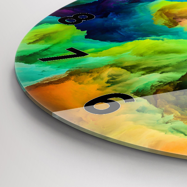 Zegar okrągły Fraktalna Tekstura