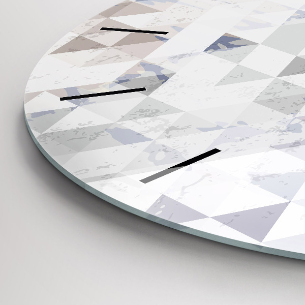 Zegar okrągły Wzór geometryczny