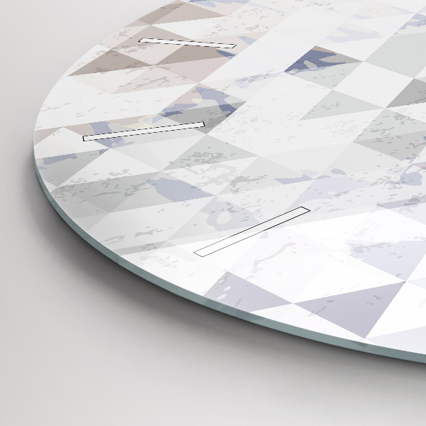 Zegar okrągły Wzór geometryczny