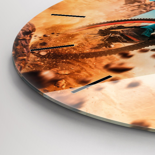 Zegar okrągły Kaskader i adrenalina