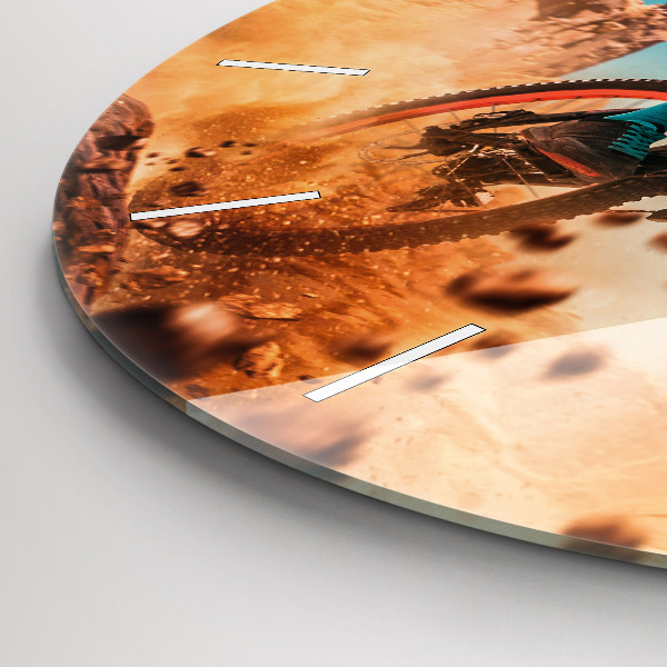 Zegar okrągły Kaskader i adrenalina