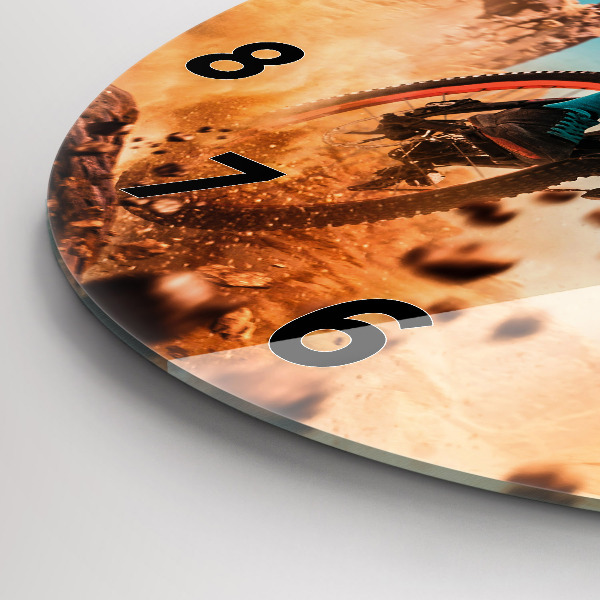 Zegar okrągły Kaskader i adrenalina