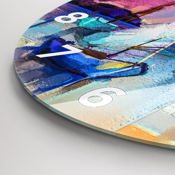 Zegar okrągły Pejzaż morski