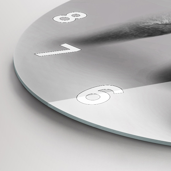 Zegar okrągły Kolekcja sztuki zwierząt