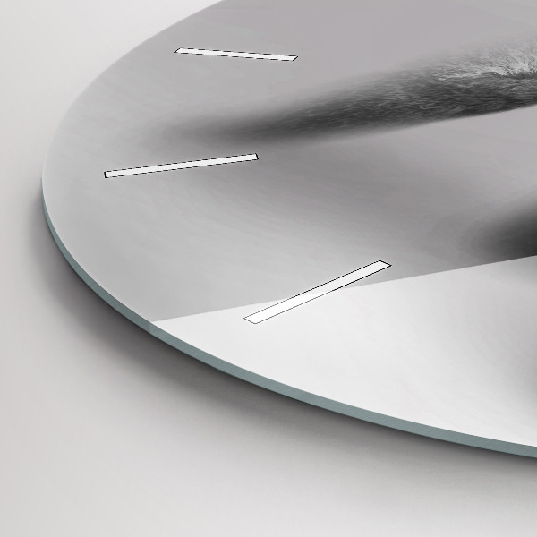 Zegar okrągły Kolekcja sztuki zwierząt