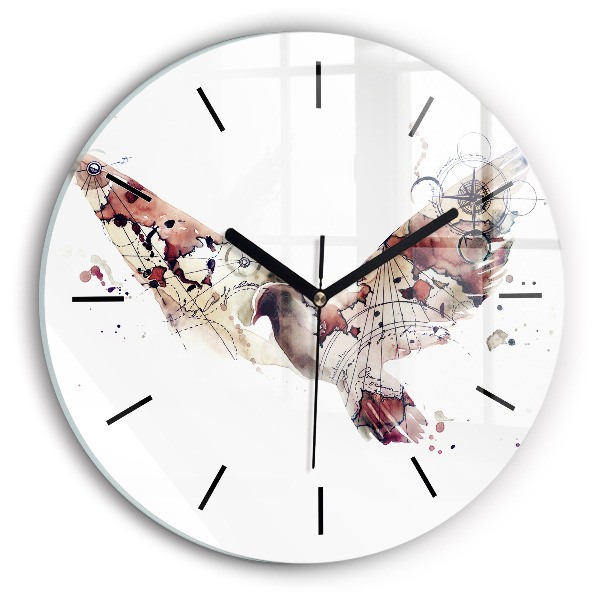 Zegar okrągły Abstrakcyjny widok