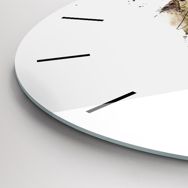 Zegar okrągły Abstrakcyjny widok