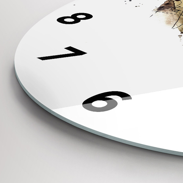 Zegar okrągły Abstrakcyjny widok